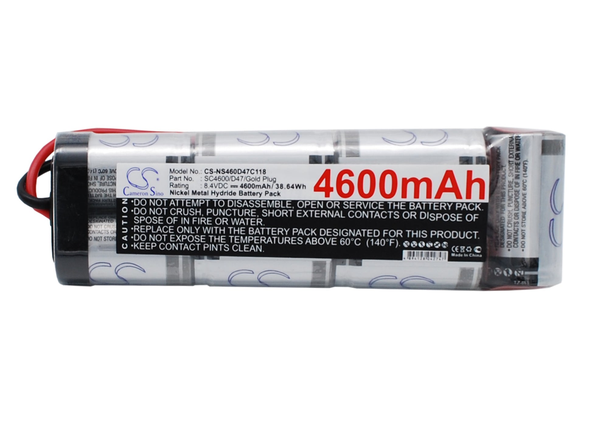 8.4V 4600mAh Ni-MH RC Hobby Battery for RC