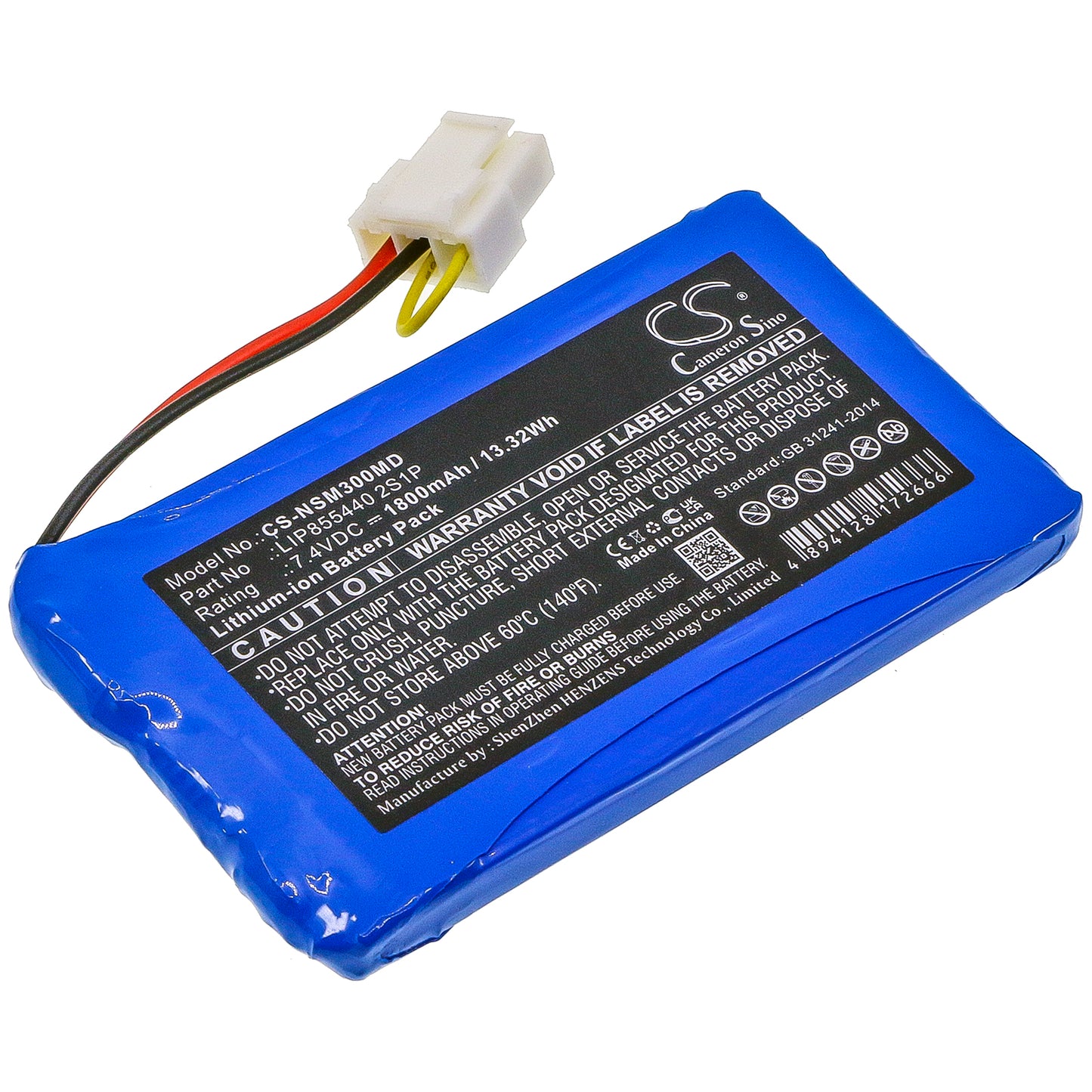 CS-NSM300MD Replacement Battery – Compatible with SCP-XIKANG-3001