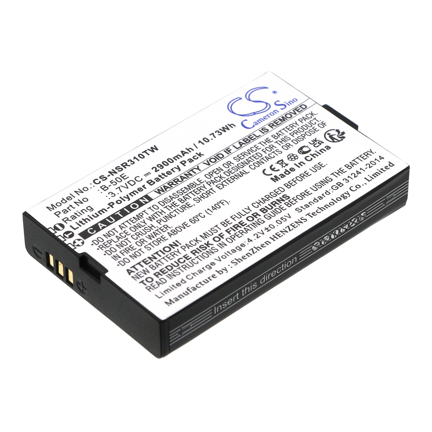 CS-NSR310TW Replacement Battery – Compatible with T310