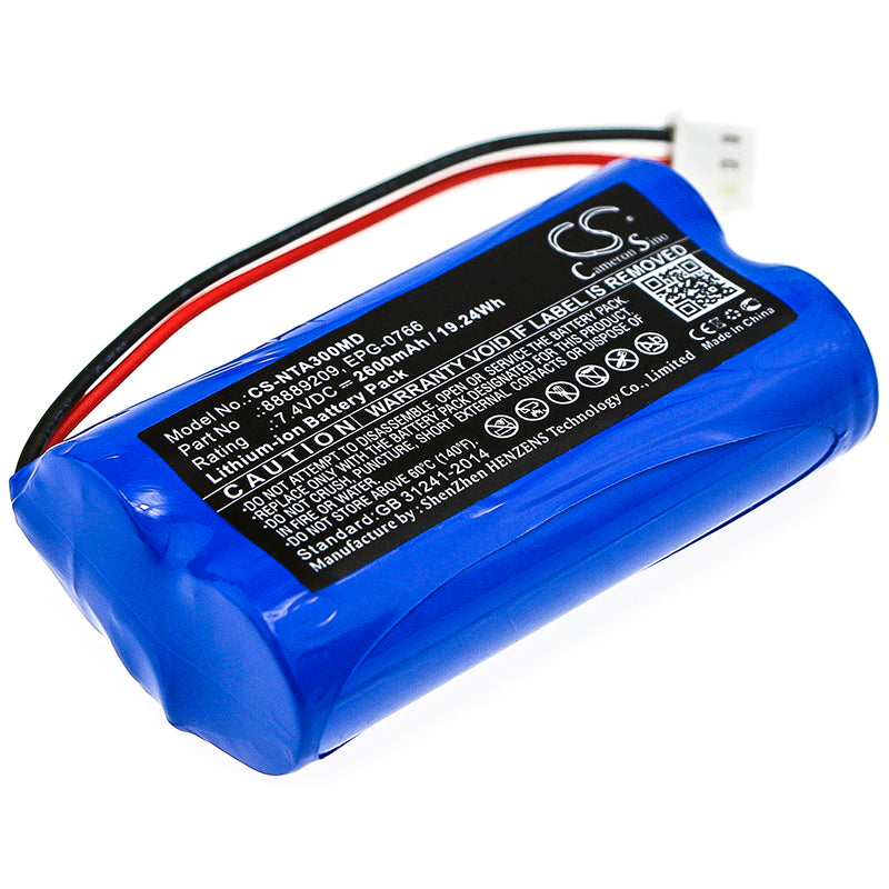 CS-NTA300MD Replacement Battery – Compatible with Algo 3, Algo 3i, Audiometer Algo 3, Audiometer Algo 3i