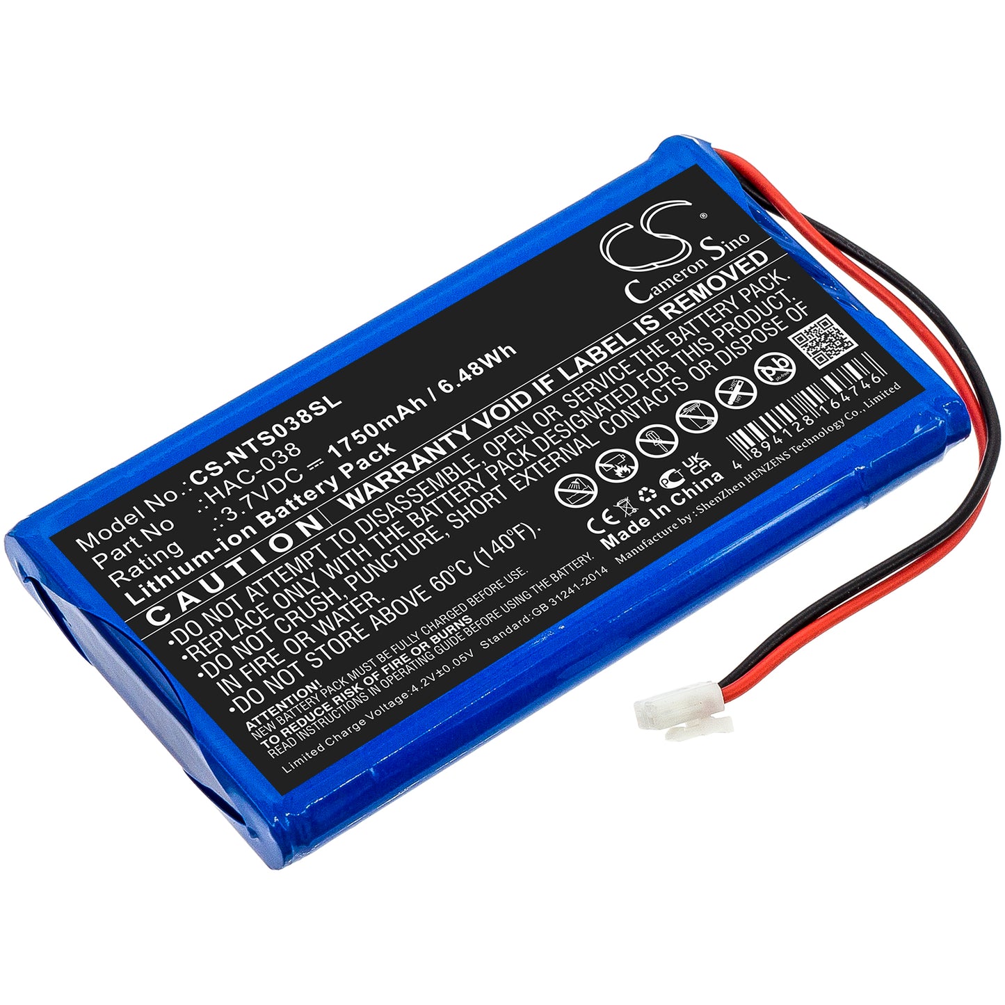 CS-NTS038SL Replacement Battery – Compatible with Home Circuit, Mario Kart Live
