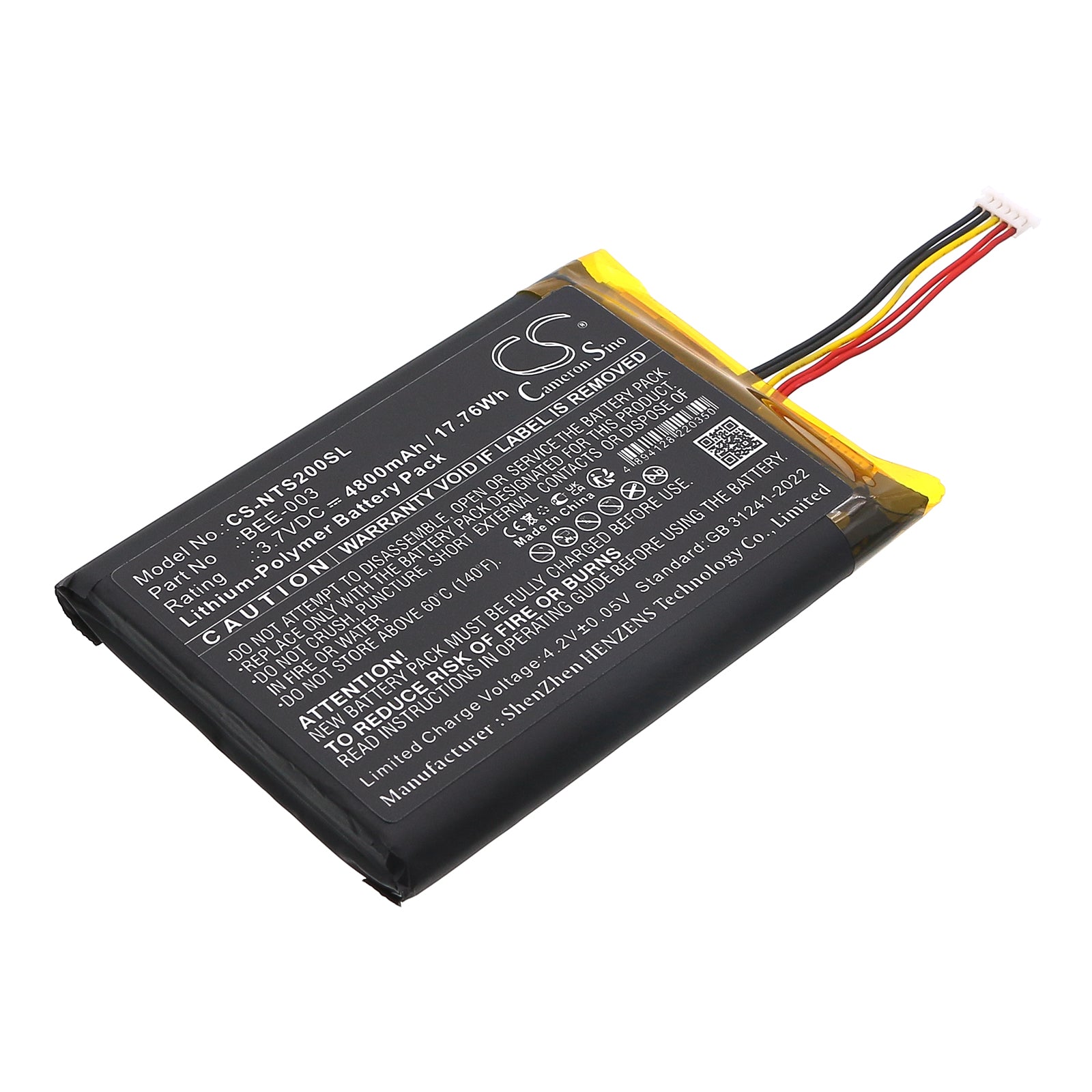 CS-NTS200SL Replacement Battery – Compatible with BEE 001, BEE-001, Switch 2