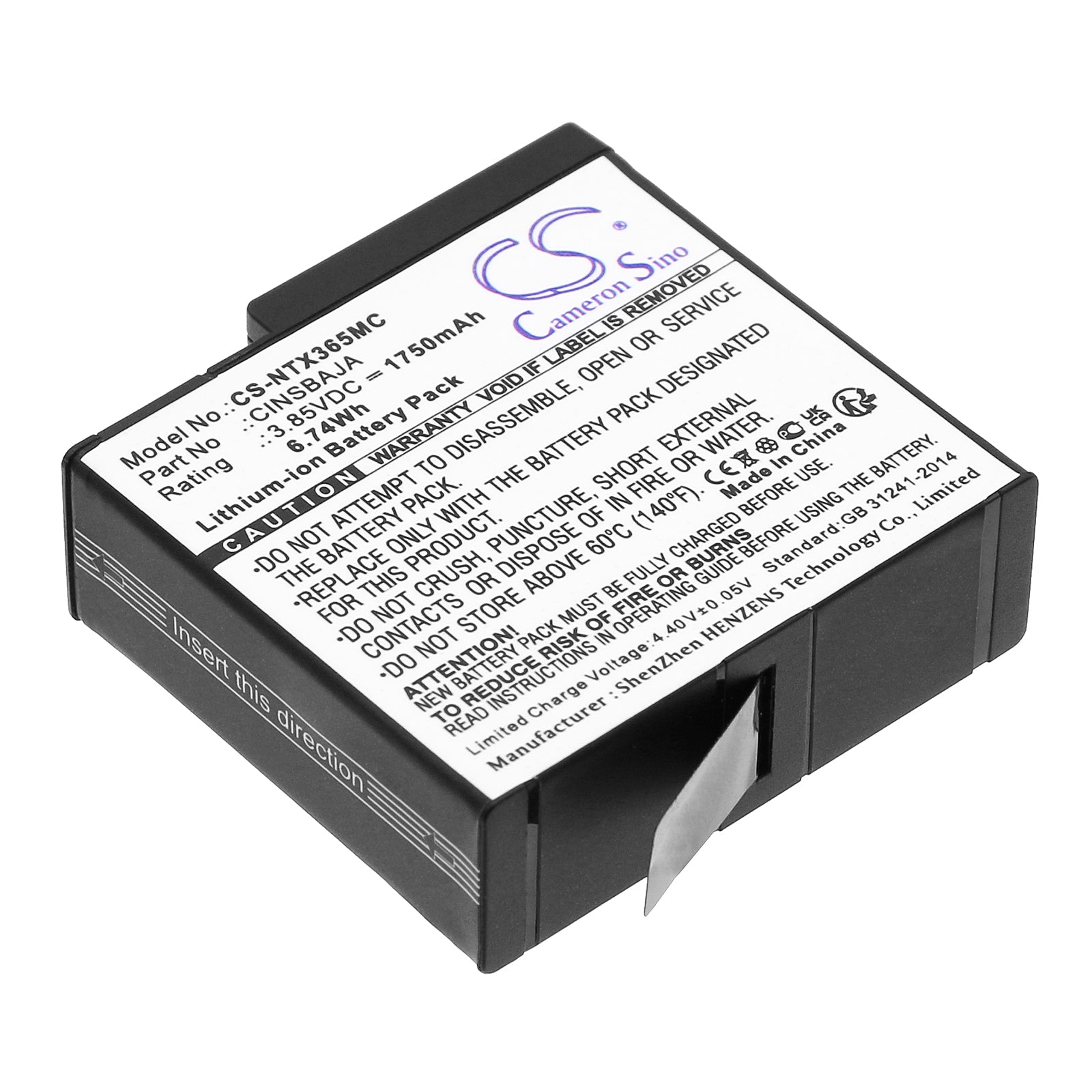 CS-NTX365MC Replacement Battery – Compatible with Ace, Ace Pro
