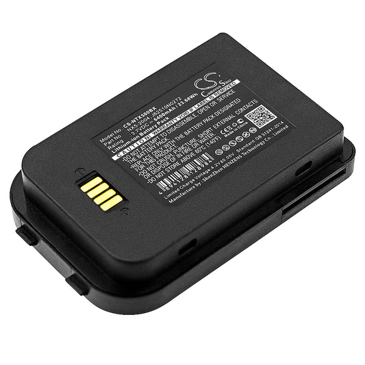 3.7V 6400mAh/23.68Wh Li-ion Barcode/Scanner Battery for Handheld
