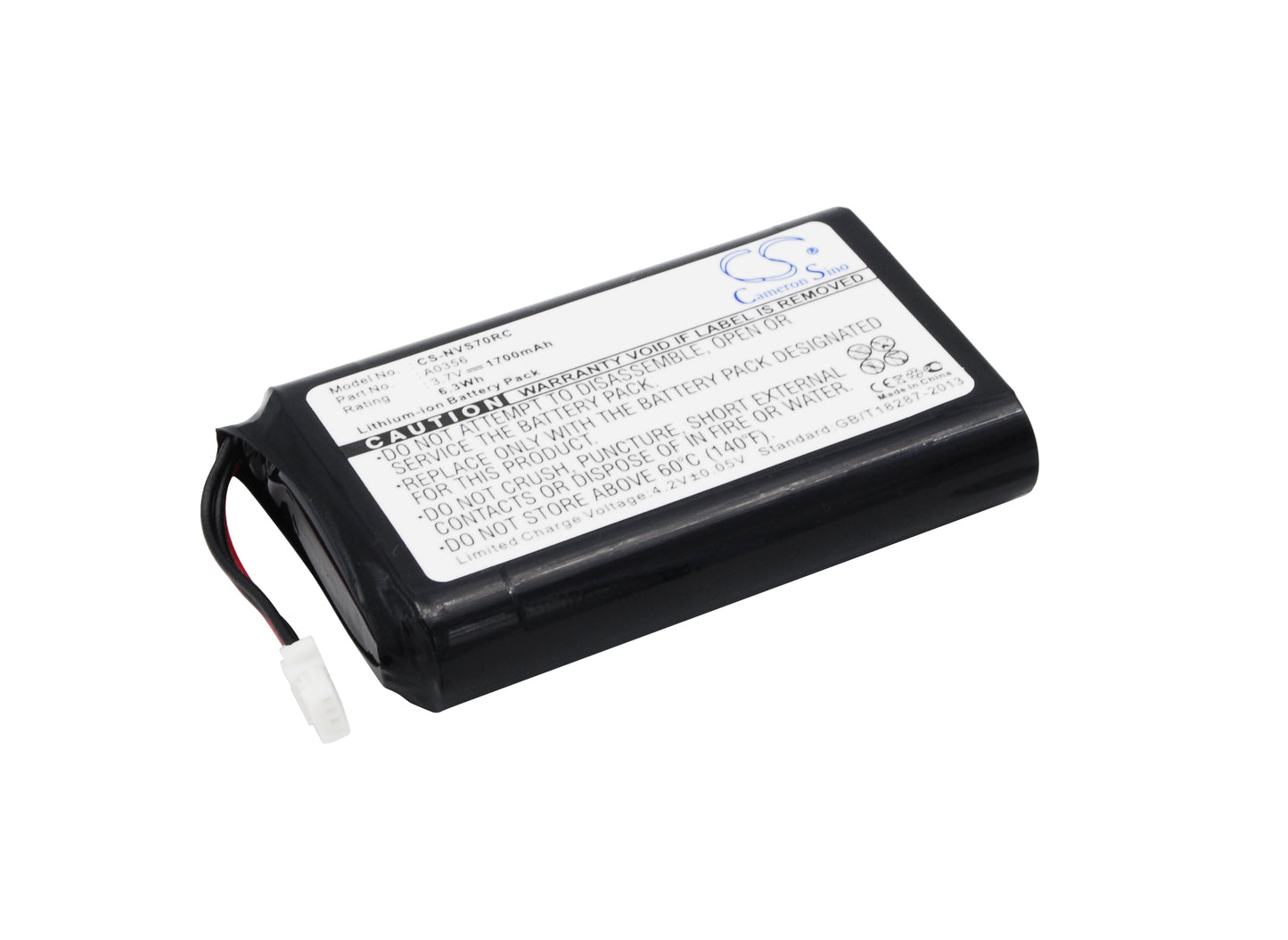 3.7V 1700mAh/6.3Wh Li-ion Remote Control Battery for NEVO