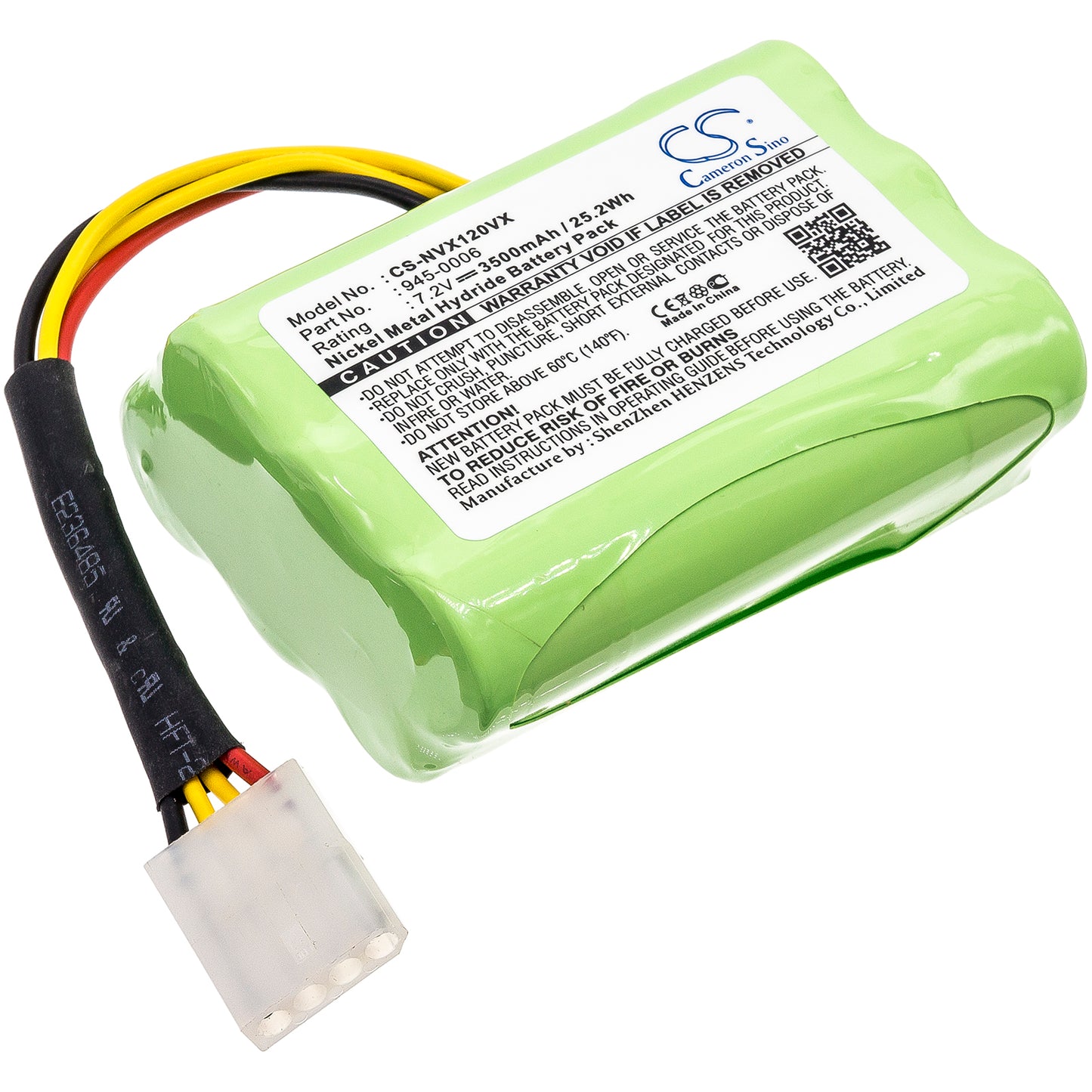 7.2V 3500mAh/25.20Wh Ni-MH Vacuum Battery for Neato