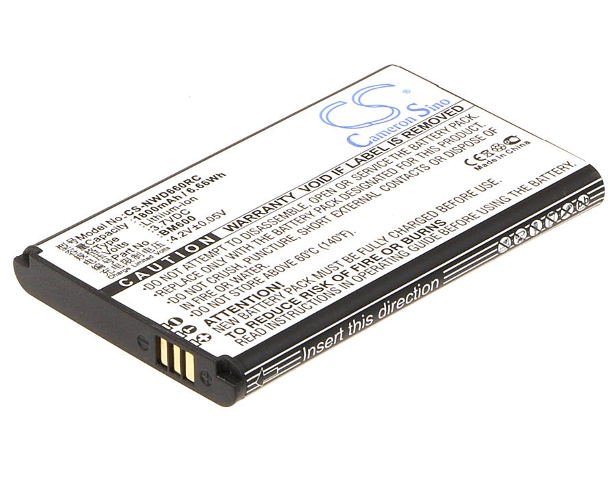 3.7V 1800mAh/6.66Wh Li-ion Hotspot Battery for Nubia