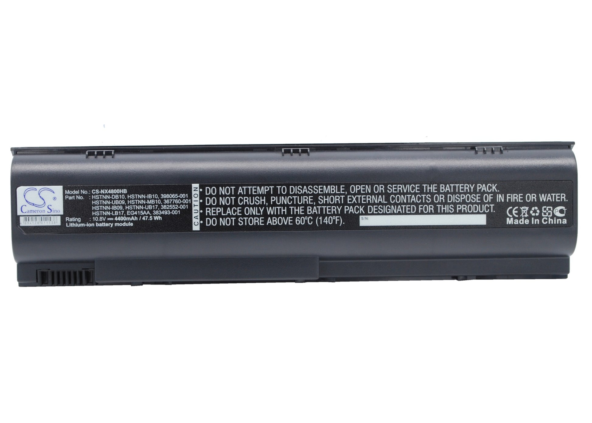 10.8V 4400mAh Li-ion Notebook/Laptop Battery for Compaq