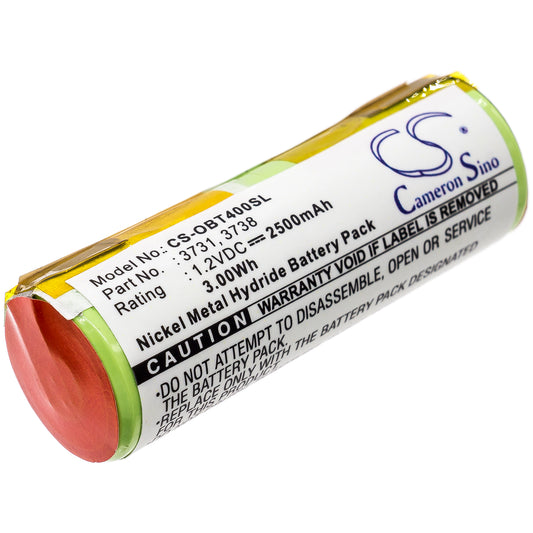 1.2V 2500mAh/3.00Wh Ni-MH Toothbrush Battery for Oral-B