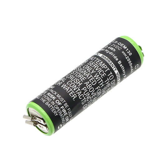 1.2V 2000mAh/2.4Wh Ni-MH Custom Battery Packs for Custom Battery Packs