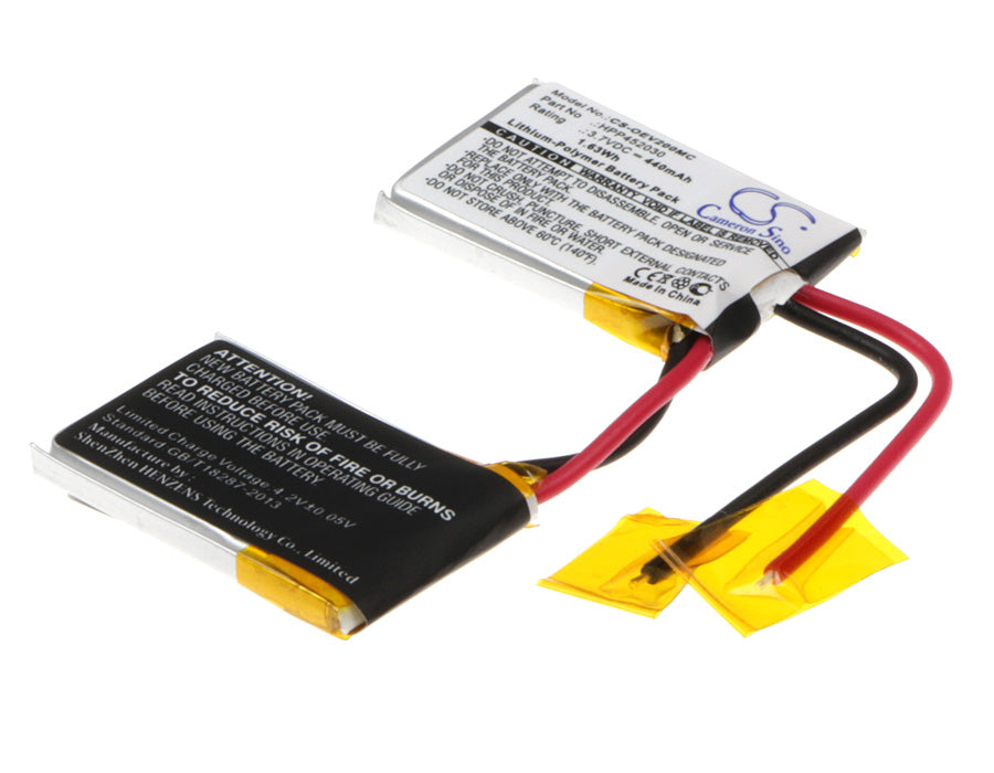 3.7V 440mAh/1.63Wh Li-Polymer Camera Battery for Ocean