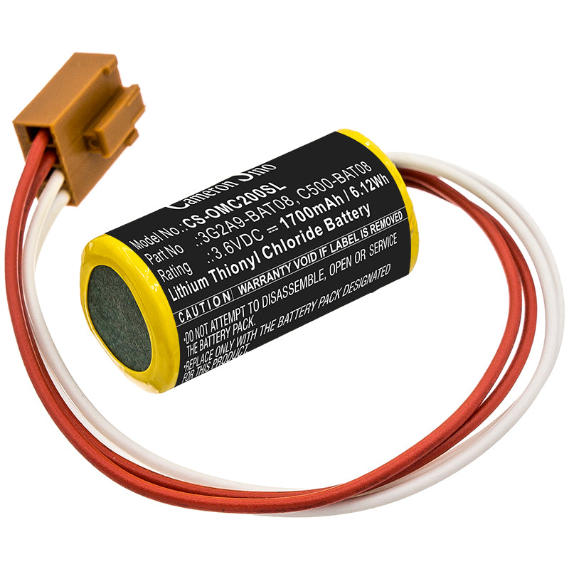 CS-OMC200SL Replacement Battery – Compatible with C1000H, C1000HF, C120, C120F, C20, C2000H, C20P, C20PF, C28P, C28PF, C40P, C40PF, C500, C500F, C50K, C60K, C60P, C60PF, CQM1, CV1000, CV1M, CV500, CVM1D, GT600
