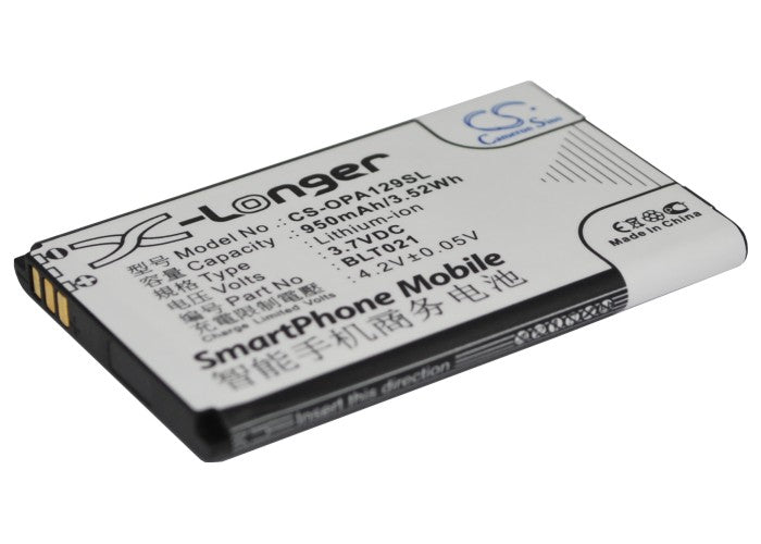 3.7V 950mAh/3.52Wh Li-ion Mobile/SmartPhone Battery for OPPO