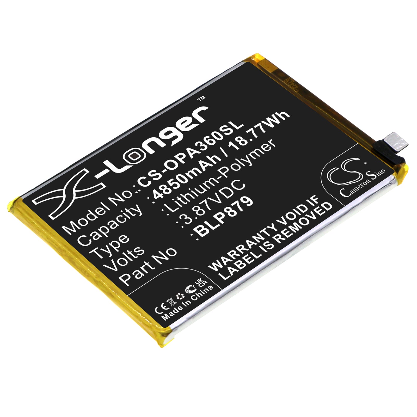 CS-OPA360SL Replacement Battery – Compatible with A36, A36 2022, PESM10