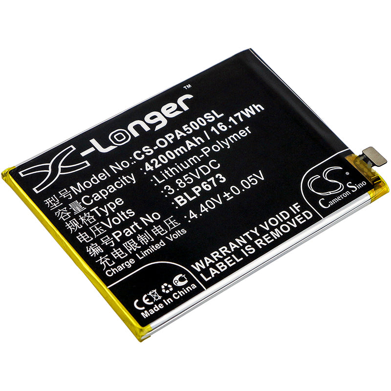 3.85V 4200mAh/16.17Wh Li-Polymer Mobile/SmartPhone Battery for OPPO