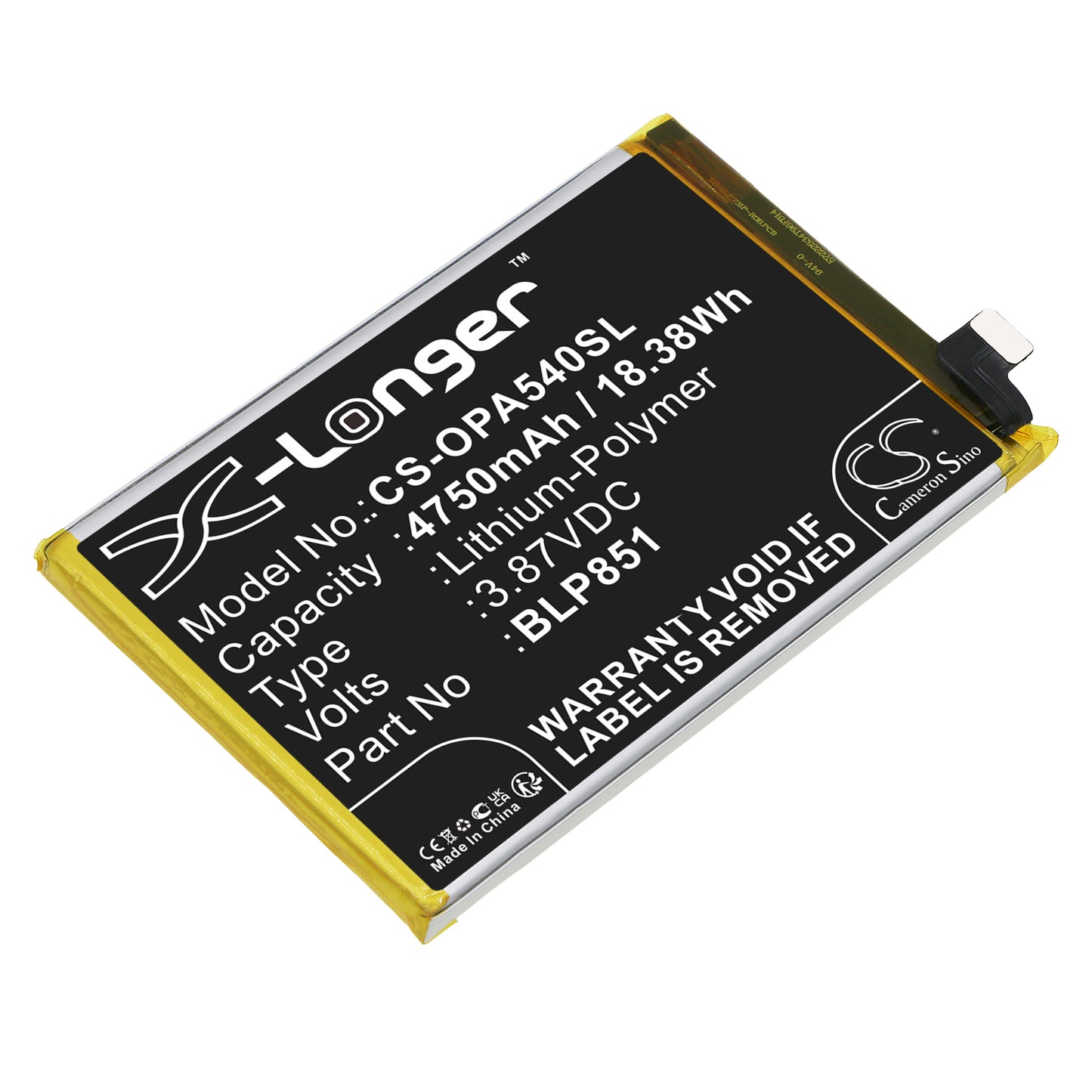 CS-OPA540SL Replacement Battery – Compatible with A54 5G, A74 5G, CHP2179, CHP2195