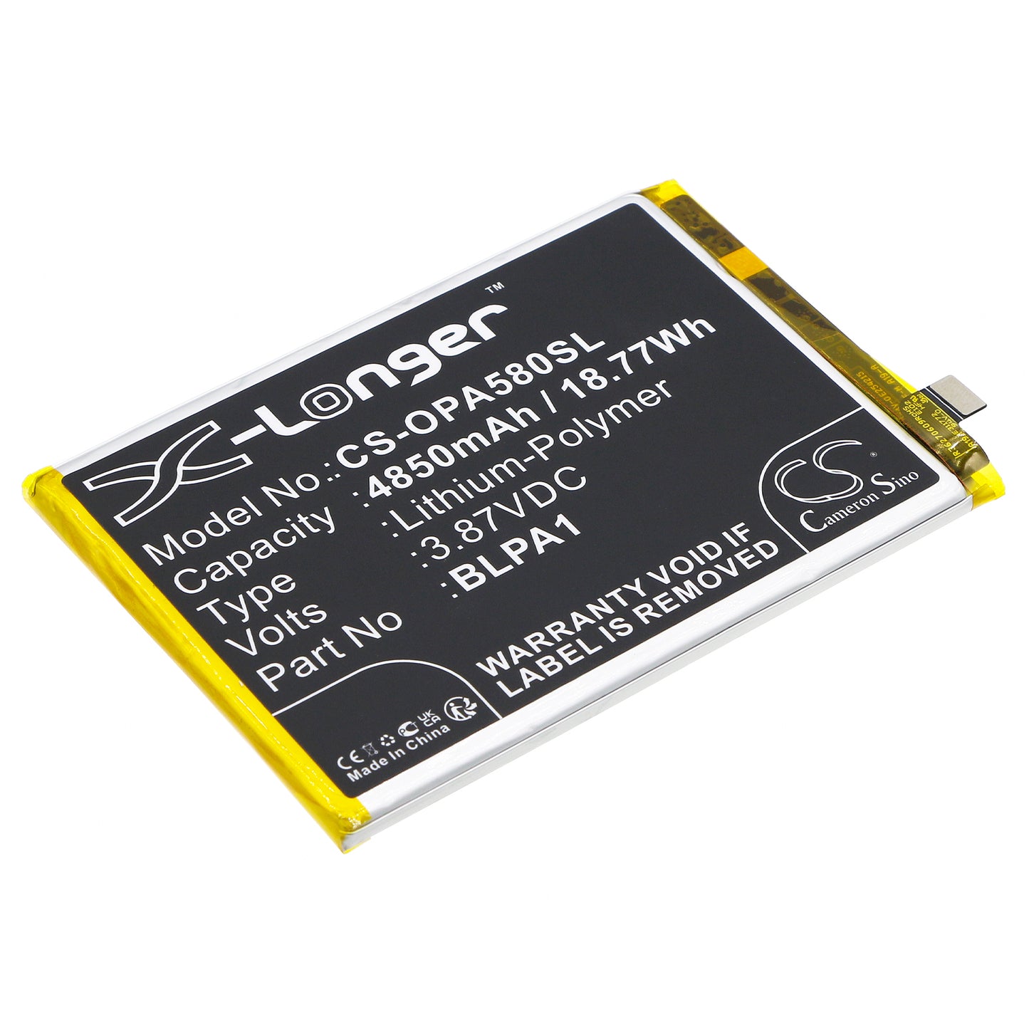CS-OPA580SL Replacement Battery – Compatible with A38, A58