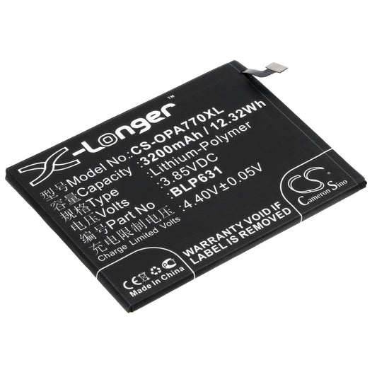 3.85V 3200mAh/12.32Wh Li-Polymer Mobile/SmartPhone Battery for OPPO