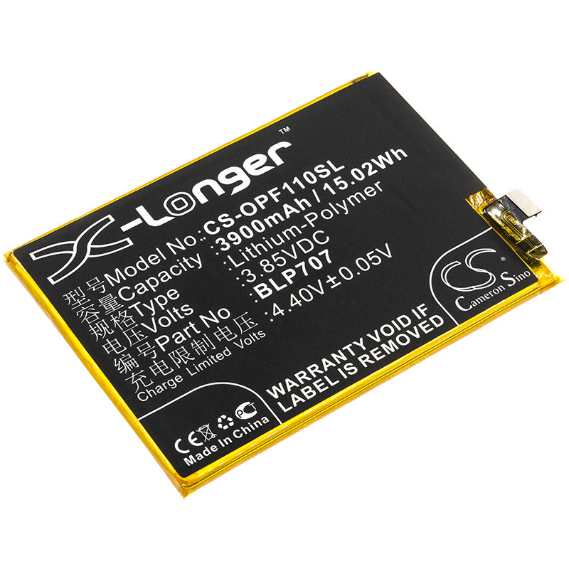 3.85V 3900mAh/15.02Wh Li-Polymer Mobile/SmartPhone Battery for OPPO