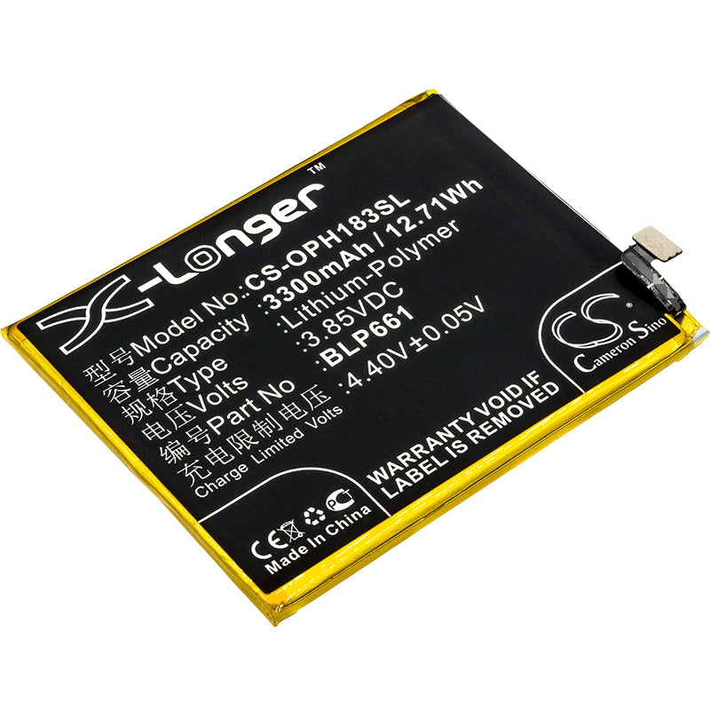 3.85V 3300mAh/12.71Wh Li-Polymer Mobile/SmartPhone Battery for OPPO