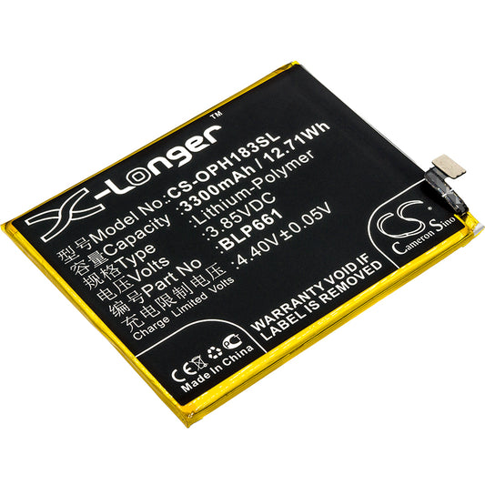 3.85V 3300mAh/12.71Wh Li-Polymer Mobile/SmartPhone Battery for OPPO
