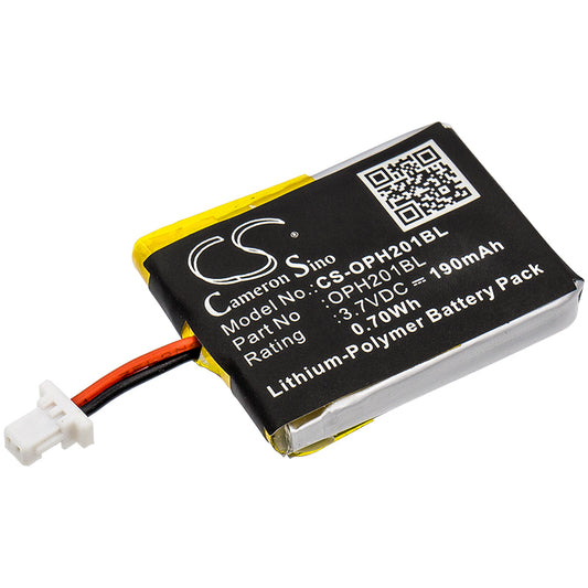 3.7V 190mAh/0.70Wh Li-Polymer Barcode/Scanner Battery for Opticon