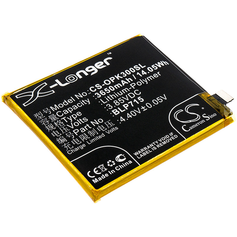 3.85V 3650mAh/14.05Wh Li-Polymer Mobile/SmartPhone Battery for OPPO
