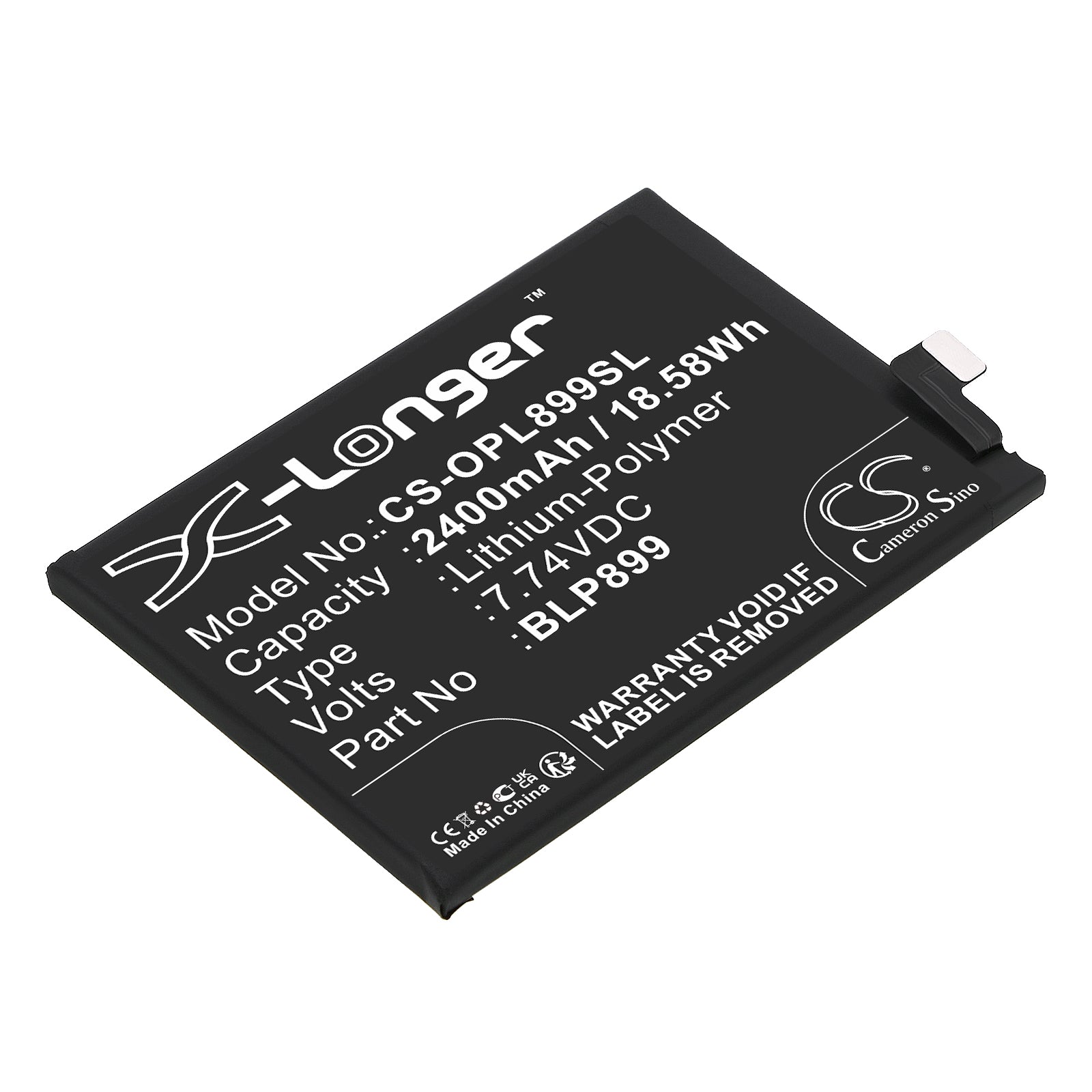 CS-OPL899SL Replacement Battery – Compatible with 10 Pro, 10 Pro 5G
