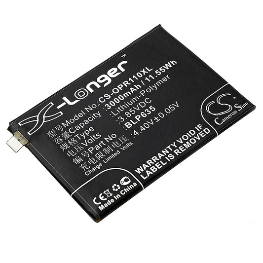 3.85V 3000mAh/11.55Wh Li-Polymer Mobile/SmartPhone Battery for OPPO