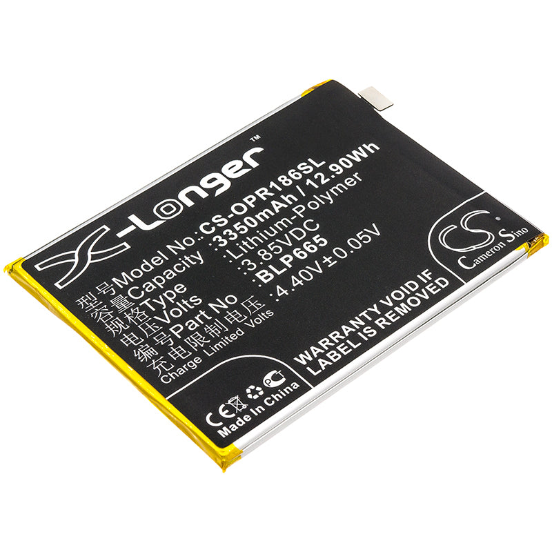 CS-OPR186SL Replacement Battery – Compatible with CPH1859, CPH1861, F7 Youth, Realme 1