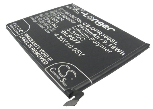 3.8V 2420mAh/9.20Wh Li-Polymer Mobile/SmartPhone Battery for OPPO