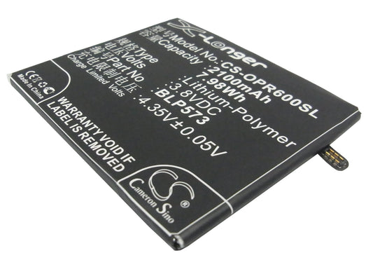 3.8V 2100mAh/7.98Wh Li-Polymer Mobile/SmartPhone Battery for OPPO