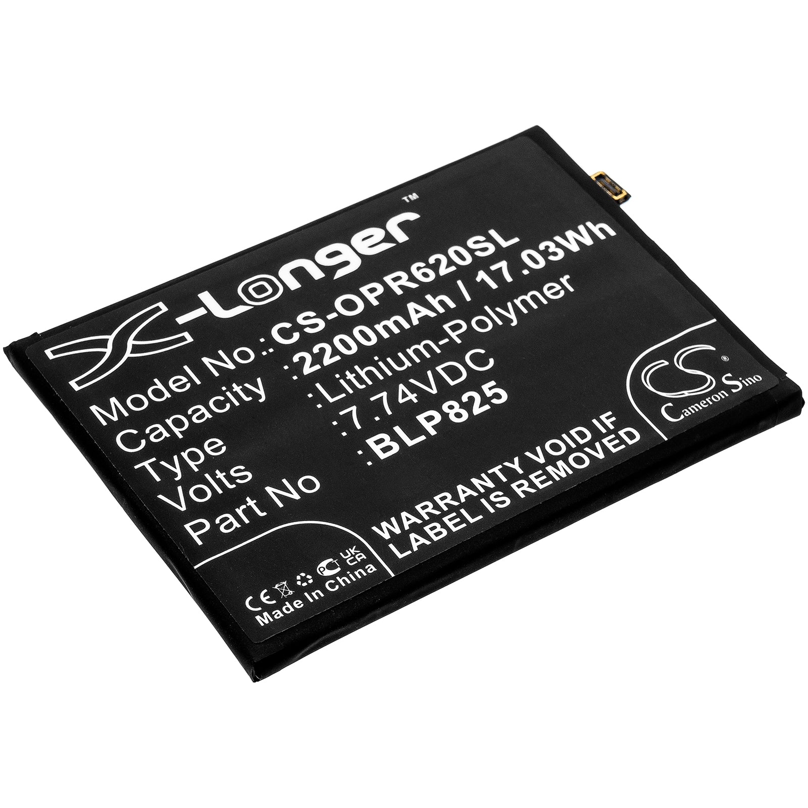 CS-OPR620SL Replacement Battery – Compatible with Reno5 Pro+, Reno6 Pro