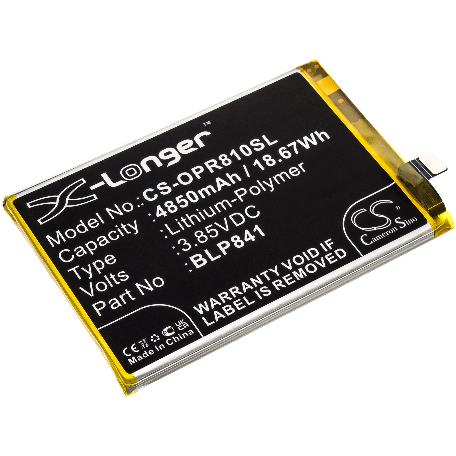 CS-OPR810SL Replacement Battery – Compatible with Realme 8, Realme Q3, Realme Q3I, RMX3085