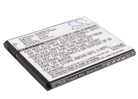 3.7V 1250mAh/4.62Wh Li-ion Mobile/SmartPhone Battery for OPPO