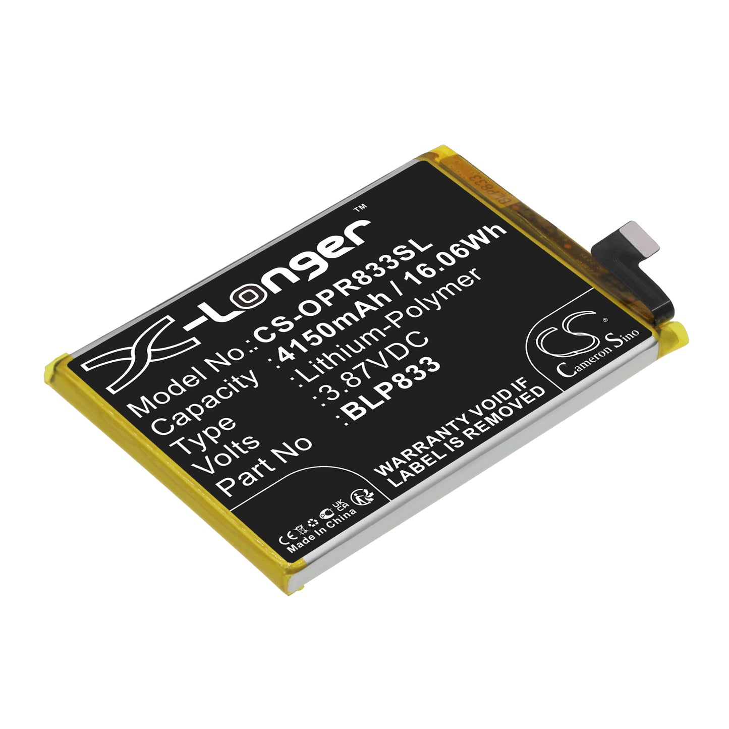 CS-OPR833SL Replacement Battery – Compatible with Realme V15 5G, RMX3092