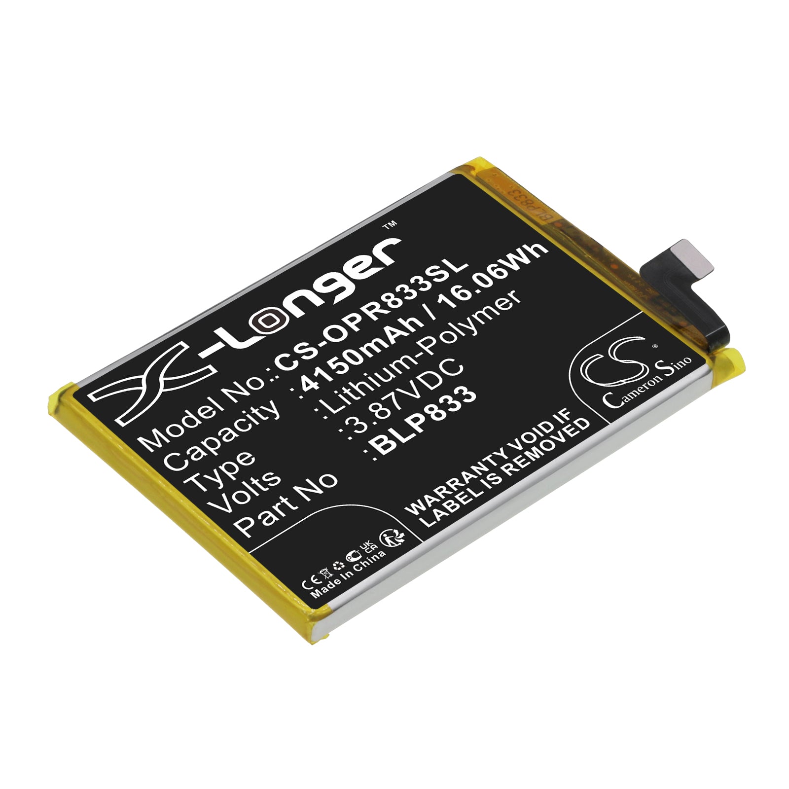 CS-OPR833SL Replacement Battery – Compatible with Realme V15 5G, RMX3092