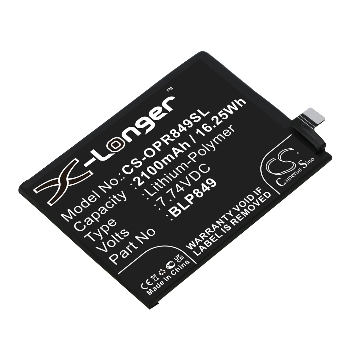 CS-OPR849SL Replacement Battery – Compatible with Realme GT, Realme GT Neo
