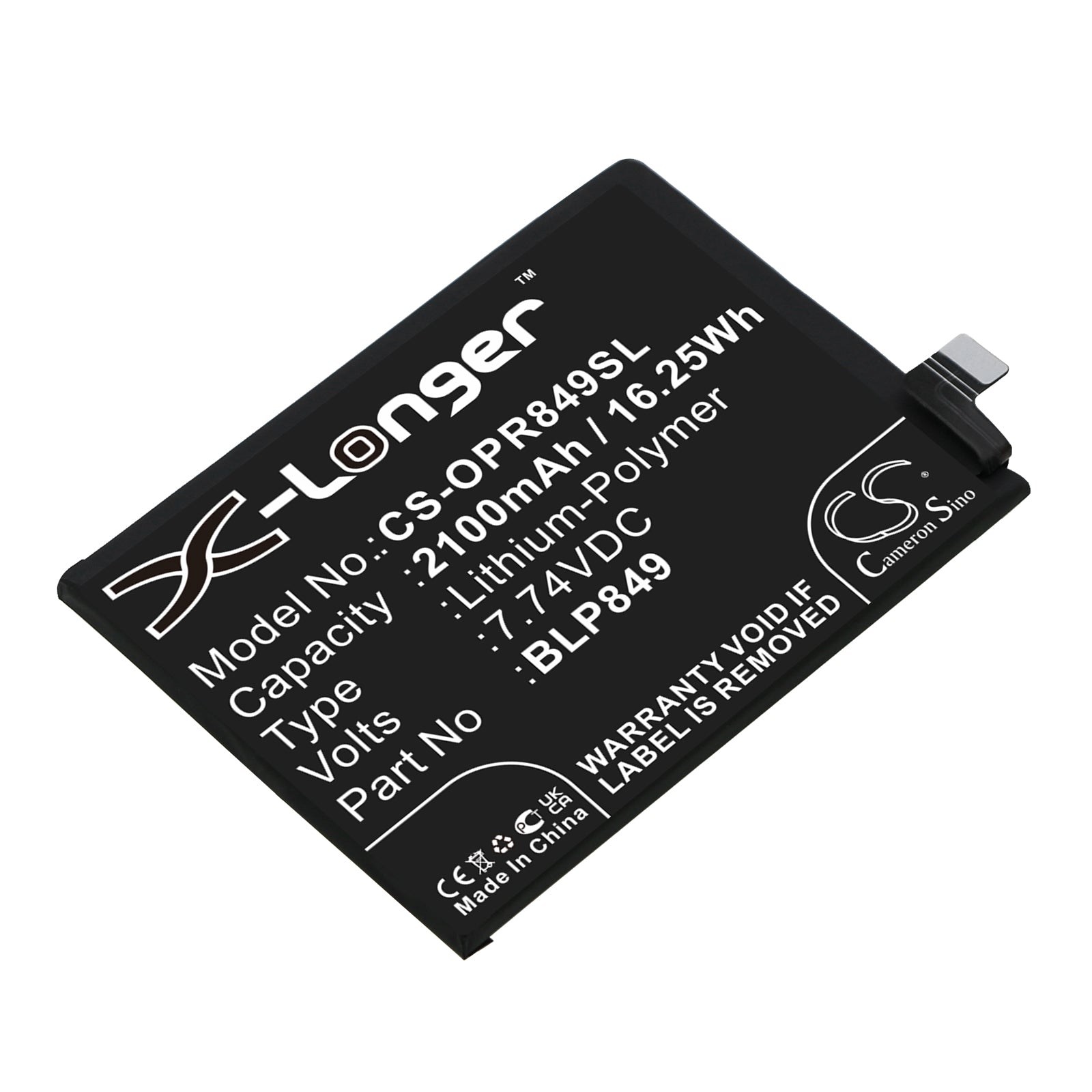 CS-OPR849SL Replacement Battery – Compatible with Realme GT, Realme GT Neo