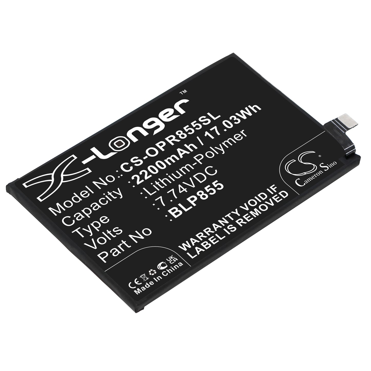 CS-OPR855SL Replacement Battery – Compatible with PEPM00, Reno6 Pro 5G