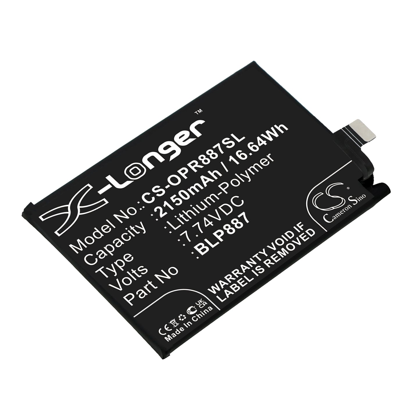 CS-OPR887SL Replacement Battery – Compatible with Realme GT Neo 2, Realme GT Pro 2