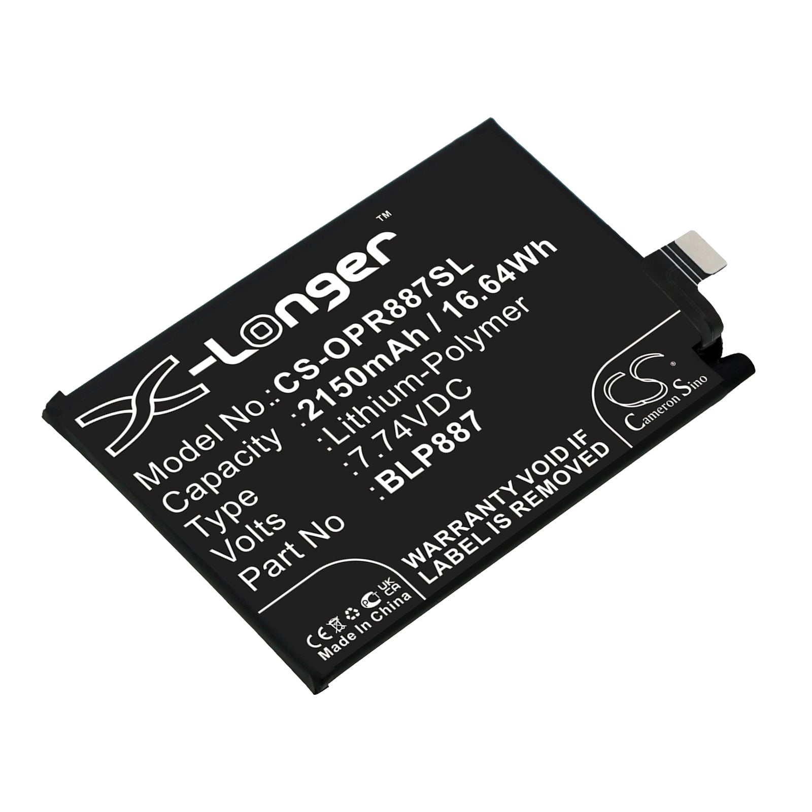 CS-OPR887SL Replacement Battery – Compatible with Realme GT Neo 2, Realme GT Pro 2