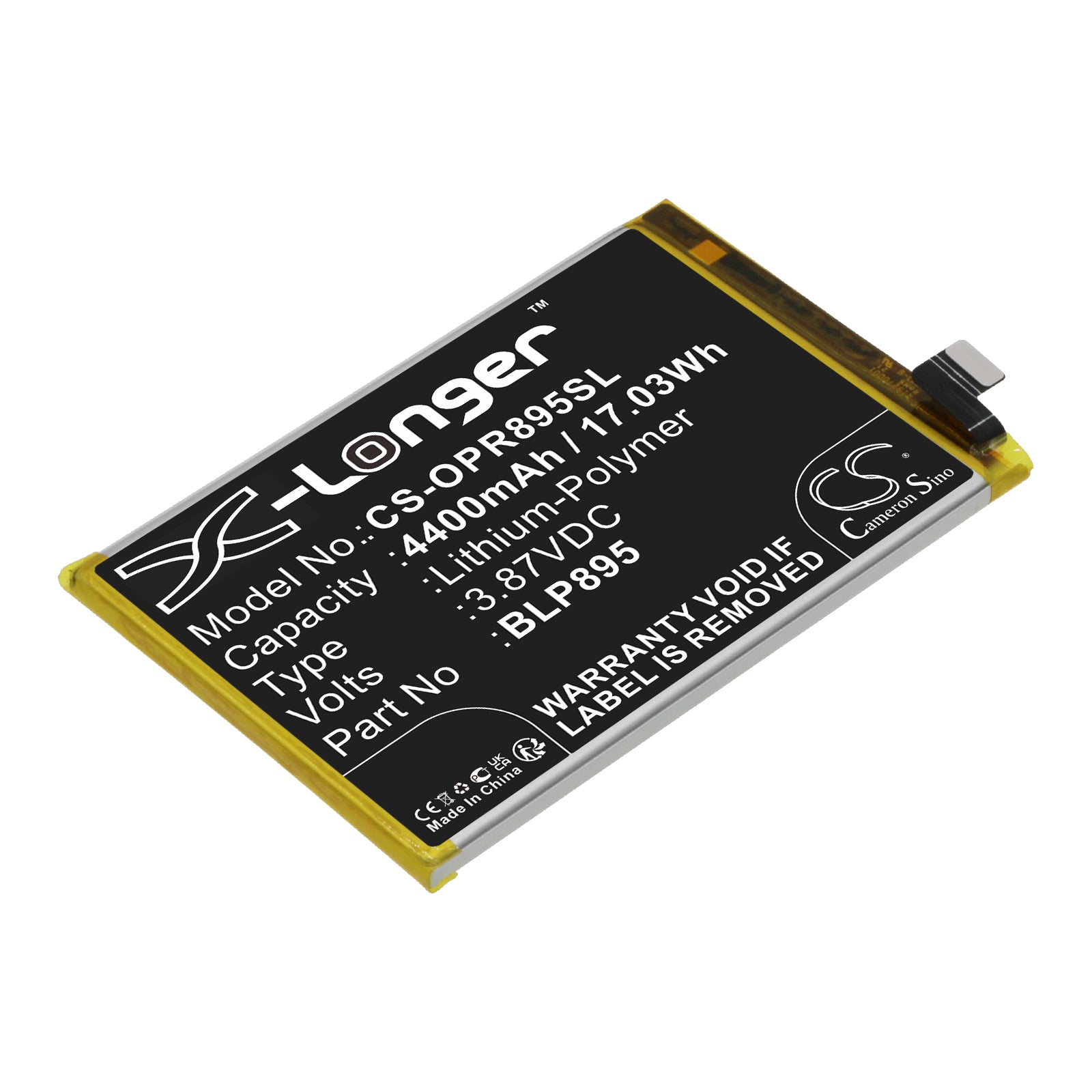 CS-OPR895SL Replacement Battery – Compatible with PFCM00, Reno7 SE 5G