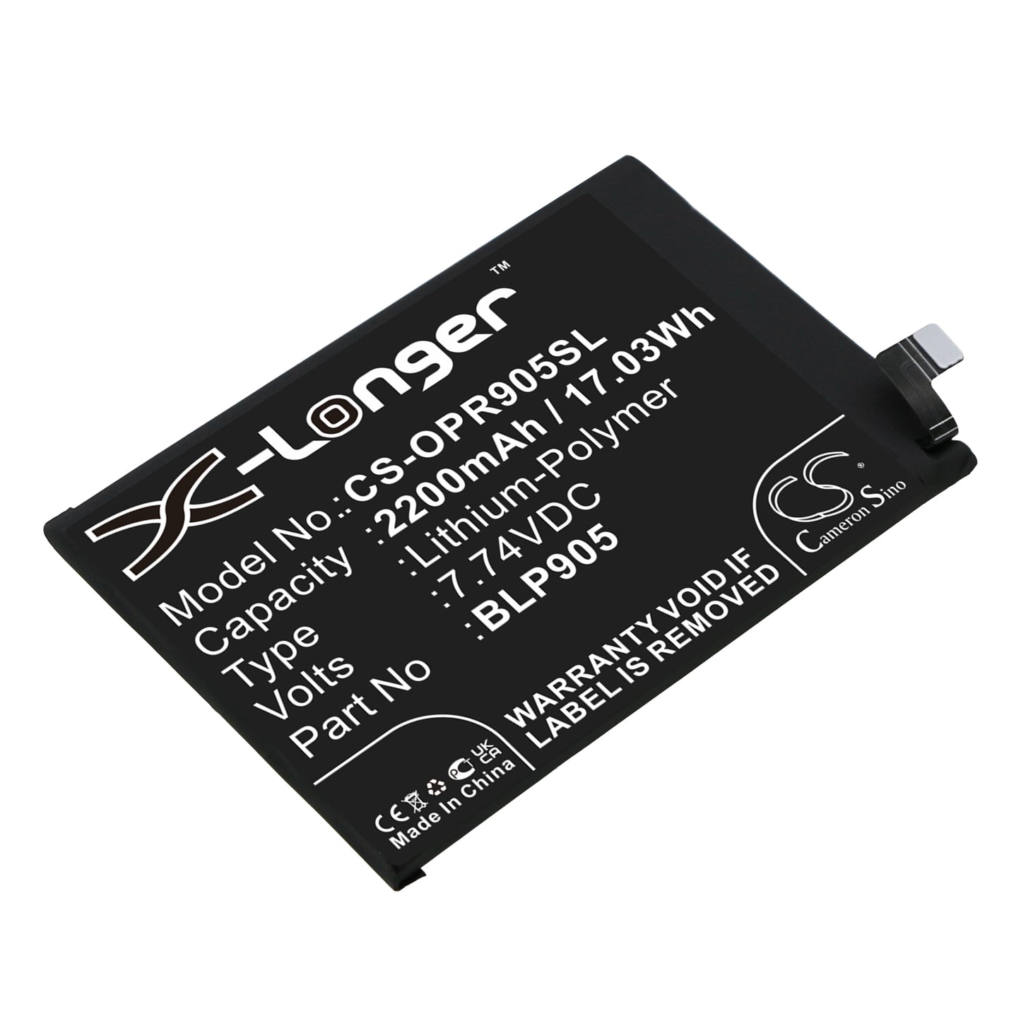 CS-OPR905SL Replacement Battery – Compatible with PFDM00, Reno 7 Pro 5G, Reno 7 Pro 5G 2021, Reno 7 Pro 5G 2021 Standard Ed