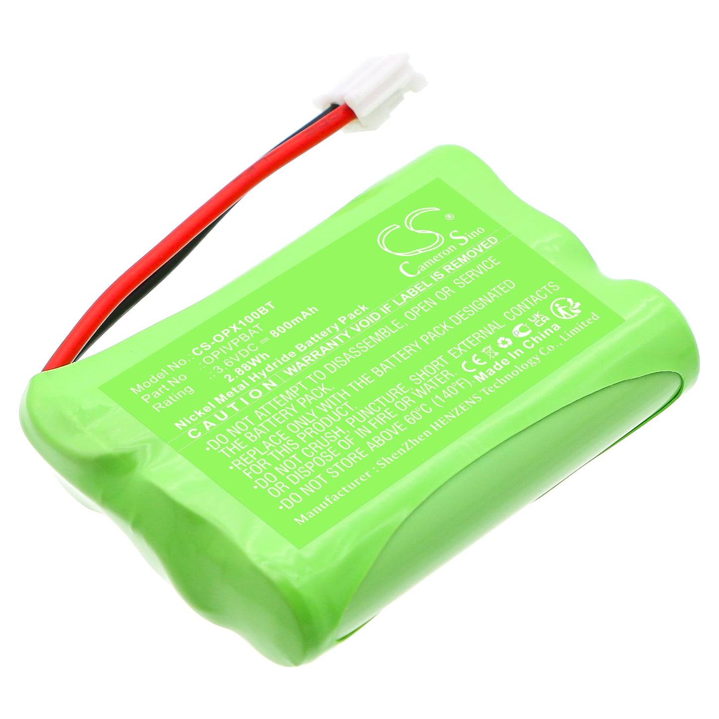 CS-OPX100BT Replacement Battery – Compatible with iVision+ handheld monitor