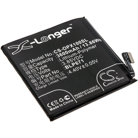 3.85V 3600mAh/13.86Wh Li-Polymer Mobile/SmartPhone Battery for OPPO
