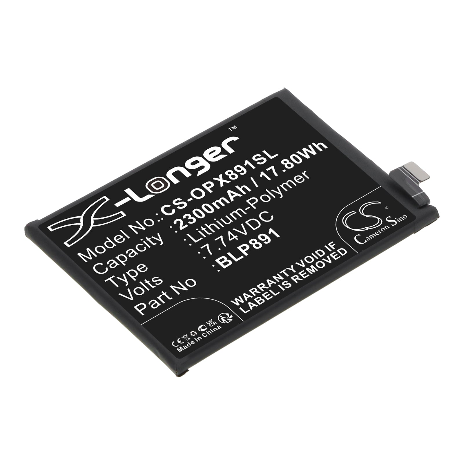 CS-OPX891SL Replacement Battery – Compatible with Find X5 5G, PFFM10