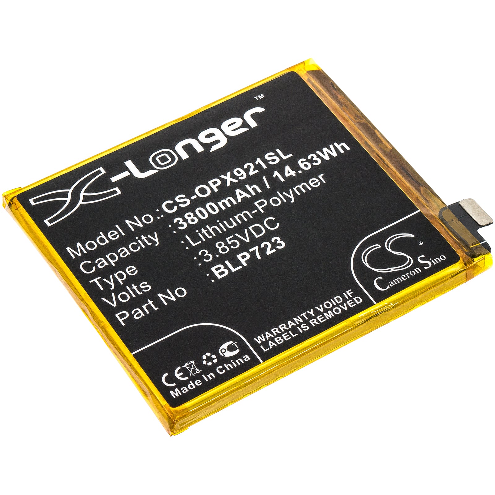 CS-OPX921SL Replacement Battery – Compatible with Realme XT, RMX1921, XT Premium