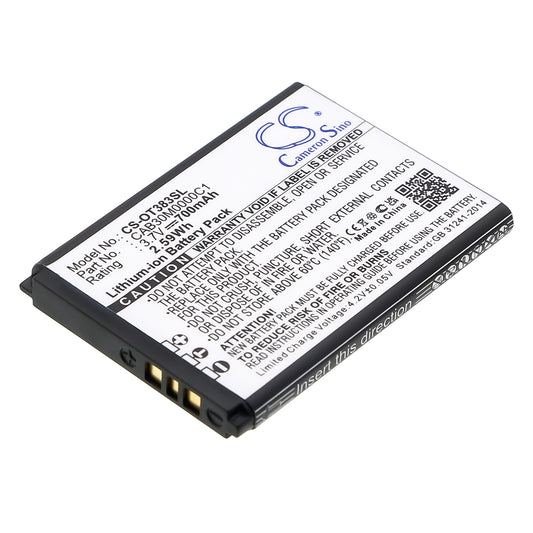 3.7V 700mAh/2.59Wh Li-ion Mobile/SmartPhone Battery for MTC