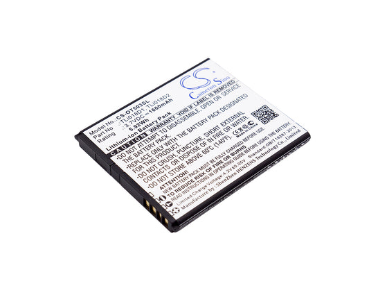 3.7V 1600mAh/5.92Wh Li-ion Hotspot Battery for Alcatel